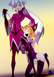 Charmcaster and Gwen Tennyson - Soon your screams of pain will become cries of lust and desire, you will beg for more by Fixxxer