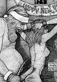 The new year of the Santas - It was the third night after Christmas and even the gang was pleasant by Hines 2015